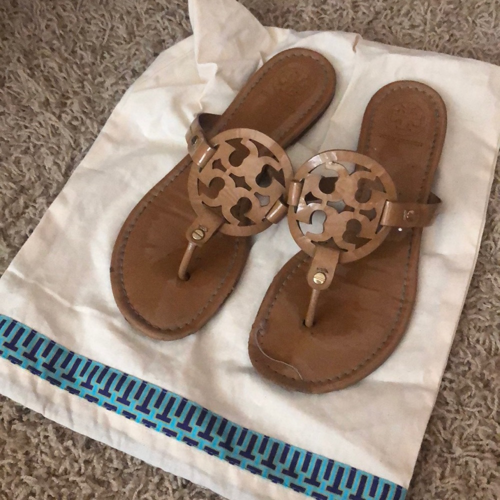 Tory Burch Miller Sandals + Free Tory pouch